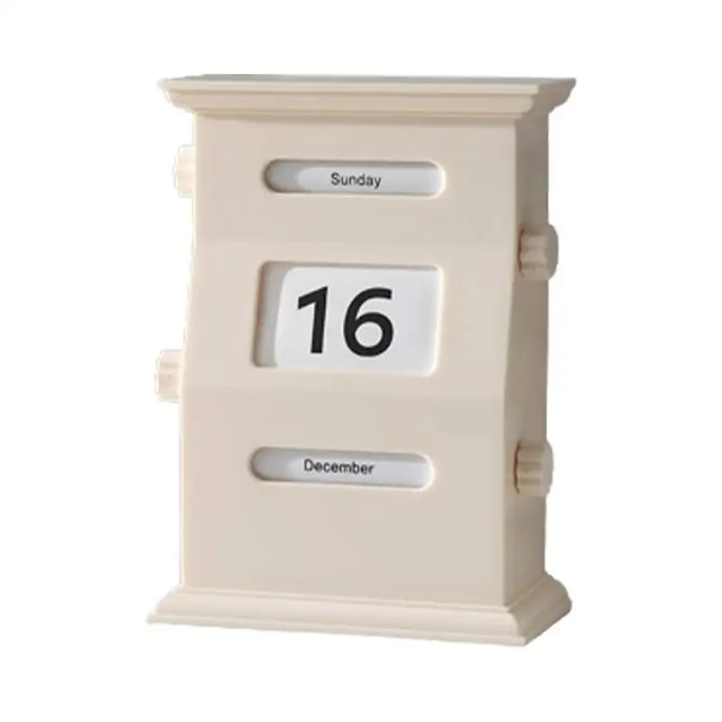 كتل تقويم مكتبية ريترو تقويم سطح المكتب ديكورات مكتبية كتل تقويم لطيف أجندة مكتبية /رزنامة مكتبية ديكور سطح المكتب لمكاتب المكتب