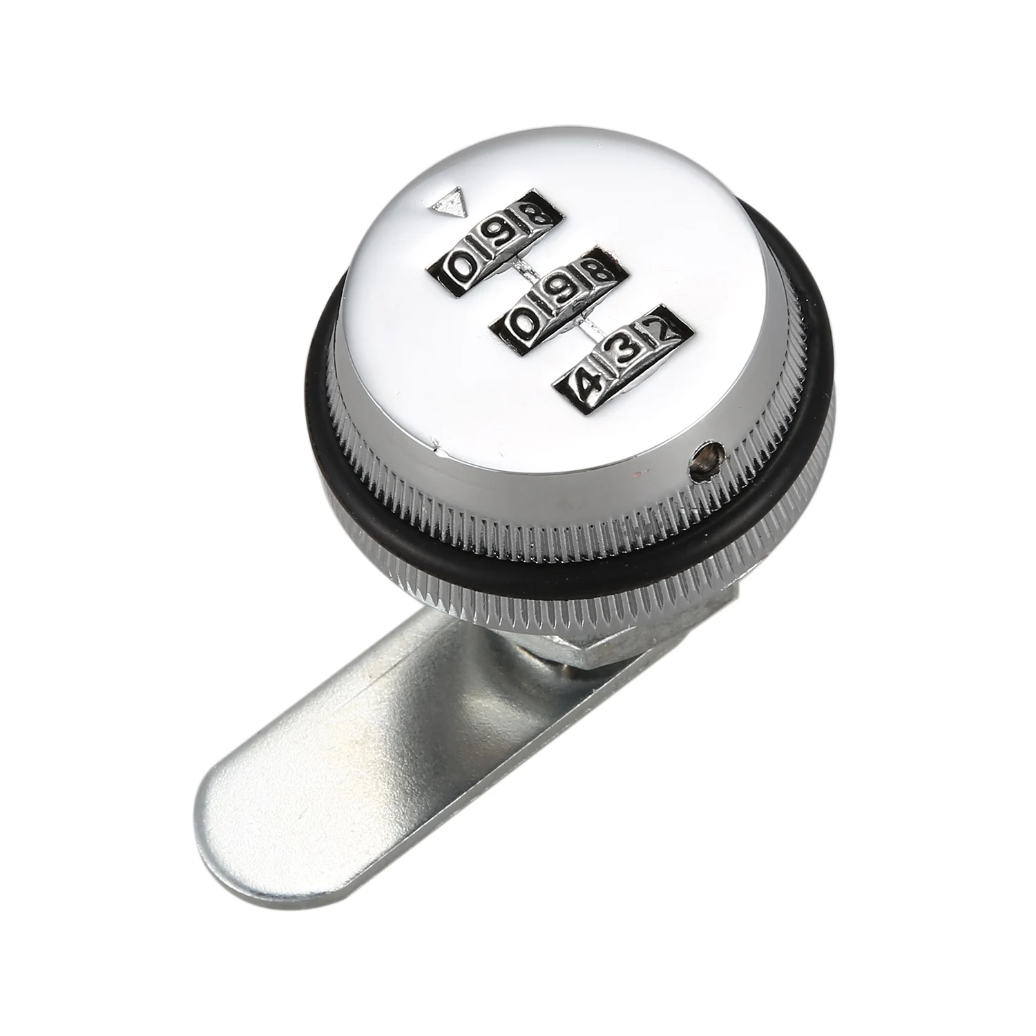 A29F-2 pces liga código combinação cam lock keyless post caixa de correio gabinete rv 3 dial, preto & prata