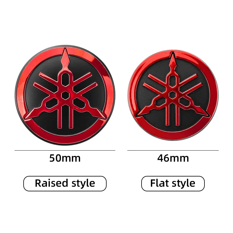 5cm 4.5cm 3D Car Motorcycle Modified Car Sticker ABS Car Stickers Round Sticker Decal Badge Logo For Yamaha R1 R3 R25 Mt-09 Mt07