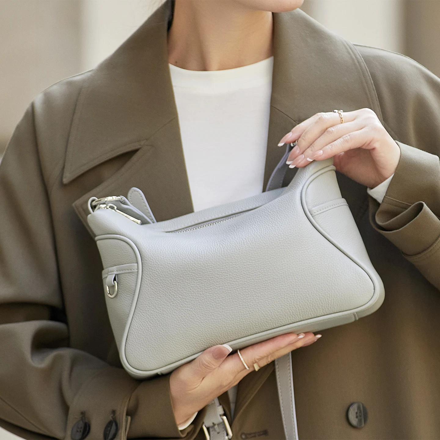 

Новая роскошная женская сумка-кроссбоди из натуральной кожи 2026 года, ручной работы, на одно плечо, для девушек, с тиснением, стильная # al750