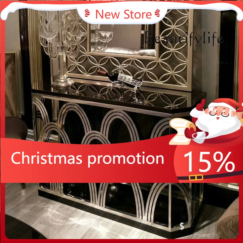 

Постмодернистская мебель для прихожей в стиле лайт-люкс, декоративные шкафы для прихожей для больших и малых квартир, тумбы для прихожей X