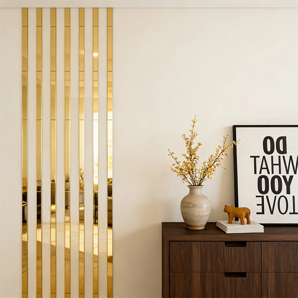 2.4-meter stainless steel self-adhesive decorative strip with four colors, suitable for metal edge banding in indoor decoration
