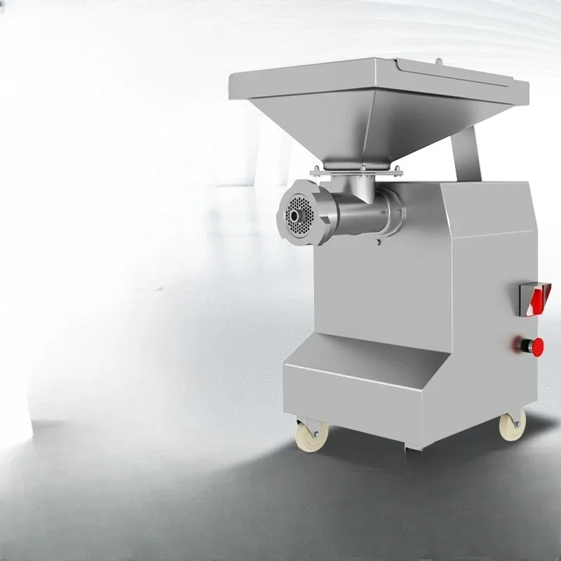 Meat grinder commercial large-scale full-automatic multifunctional mixer for minced meat, stuffing, stainless steel broken