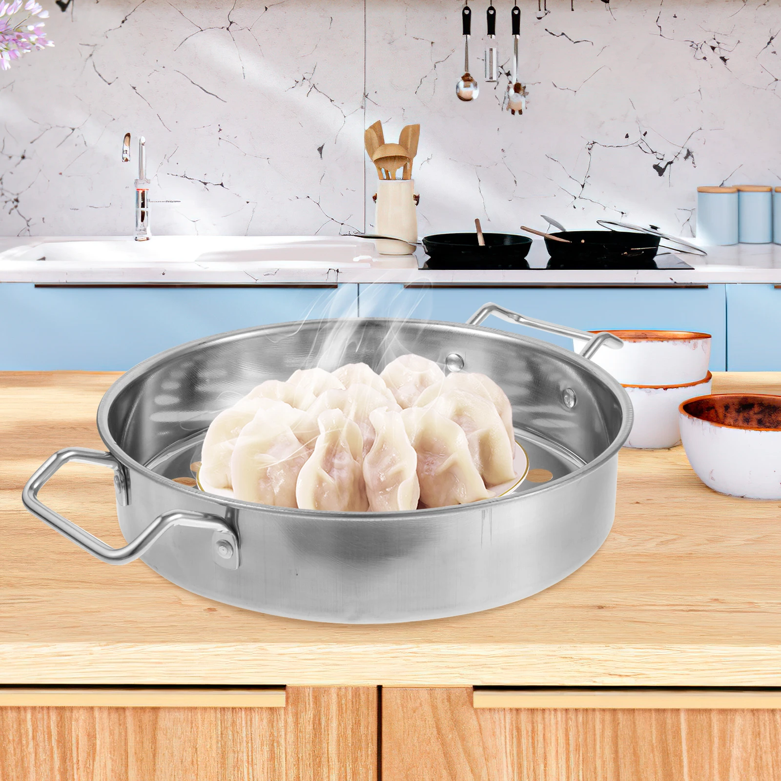 

Large Hole Filter Cool Shrimp Strainer Stainless Steel Kitchen Spoon Heavy Duty Sifter Food Strainers Large Mesh