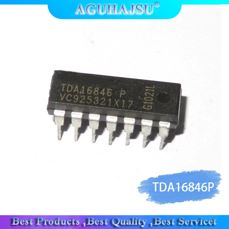 10pcs/lot TDA16846-2 P TDA16846P TDA16846 switching supply chip DIP14