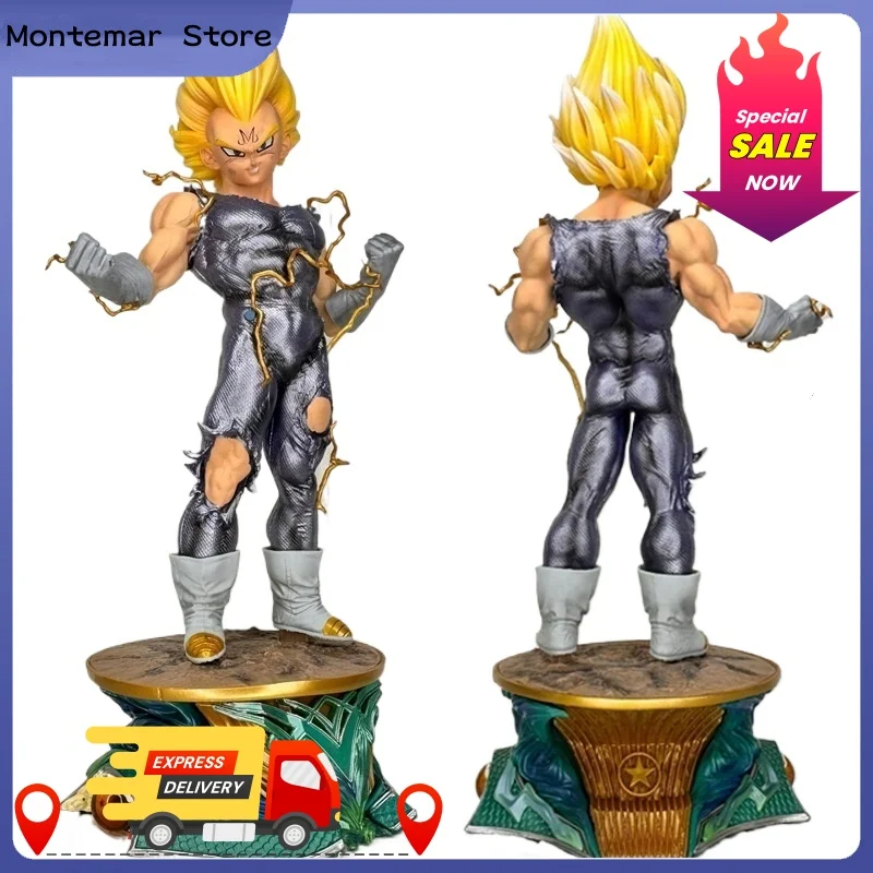 

34cm Anime Dragon Ball Vegeta Iv Ls Action Figures Enchantment Vegeta Figurine Model Desktop Statue Doll Decoration Toy Gift