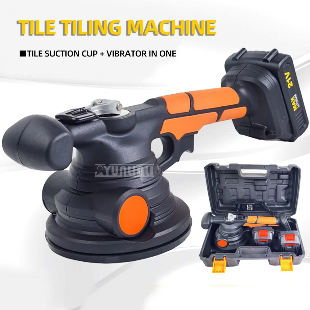 

Tile Tiling Machine Electric Tile Suction Cup Can Suck 200KG Adjustable Tiles Vibrator Automatic Floor Leveling Tool Power Tool