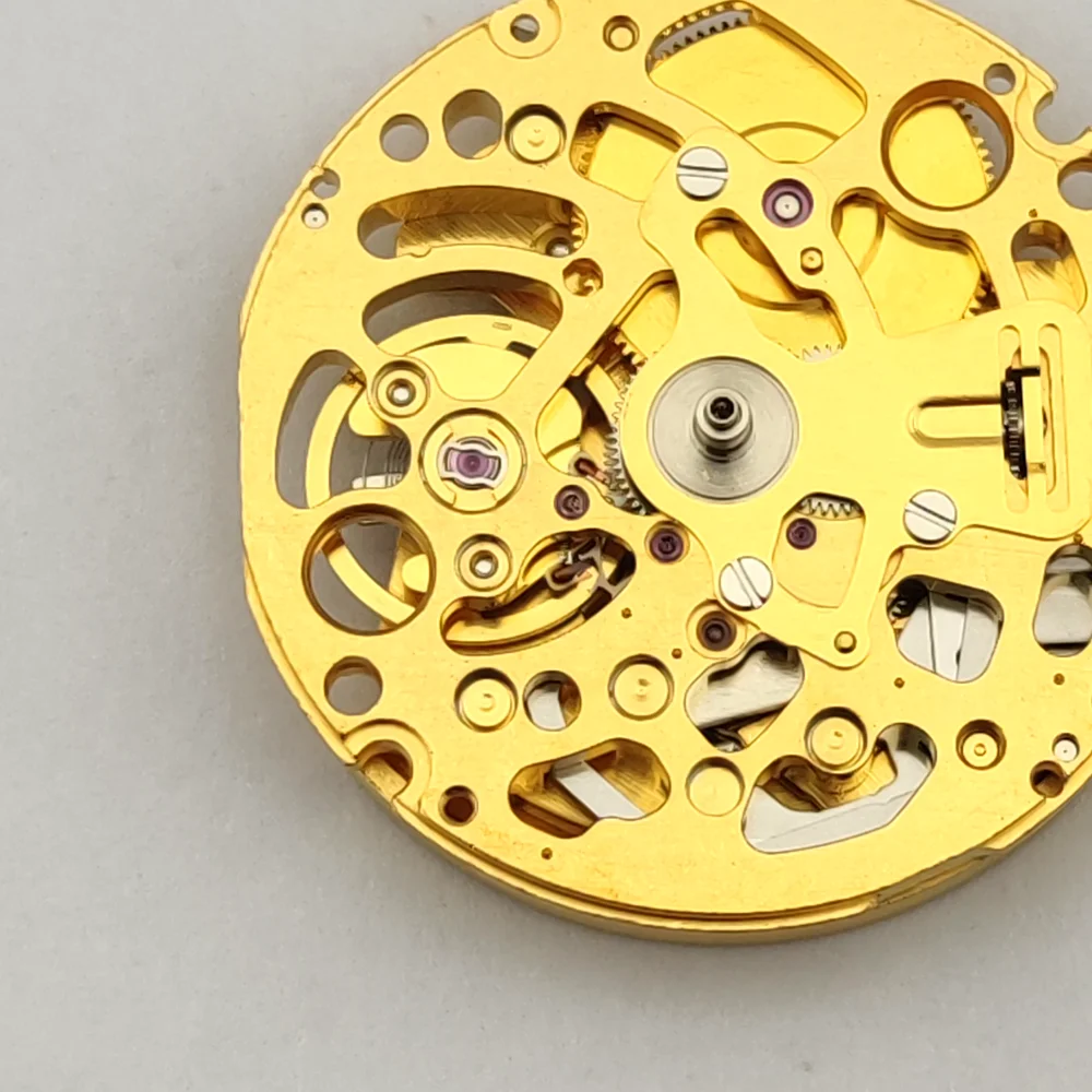 

Japan Genuine NH71 NH71A Mechanical Movement 24 Jewels Skeleton Mechanism Modification Automatic Watch Replace Movement