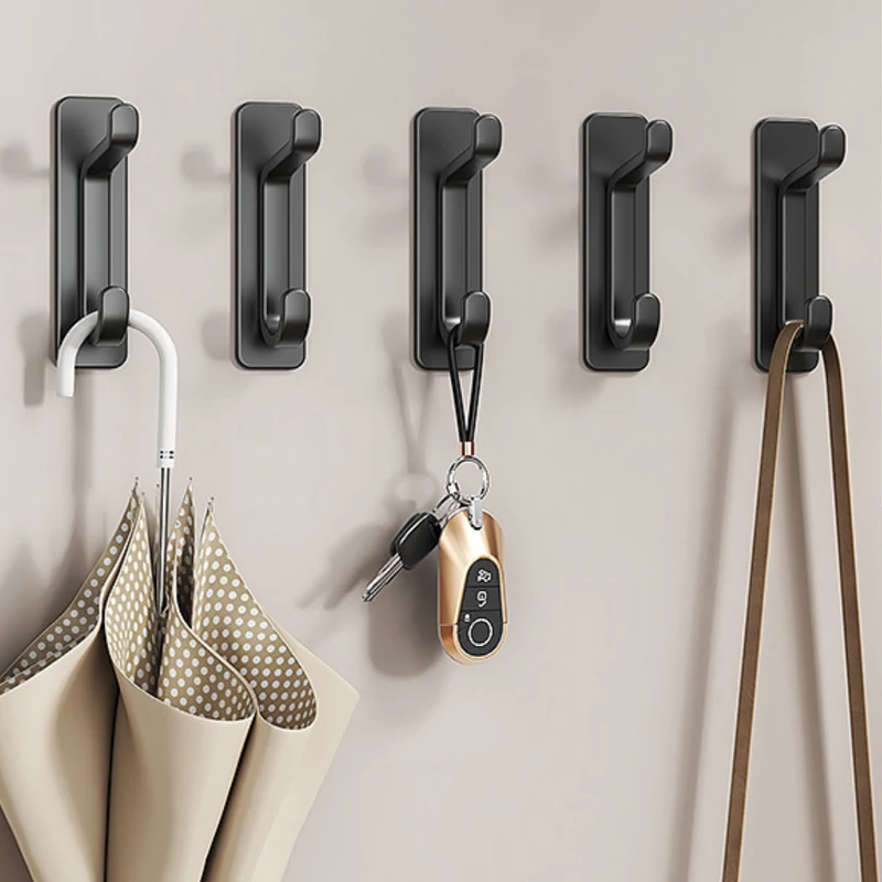 5 قطعة هوك لزجة قوية دون اللكم هوك المطبخ الحمام غرفة المعيشة باب هوك غرفة نوم عنبر السنانير لزجة ملونة