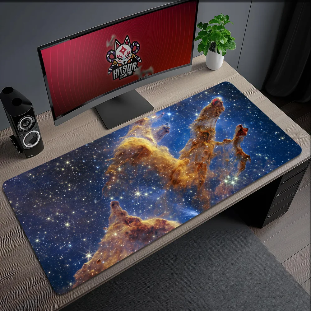 갤럭시 성운 우주 마우스 패드 미끄럼 방지 두꺼운 대형 - Gaming Accessories On Sale 리뷰 및 가격