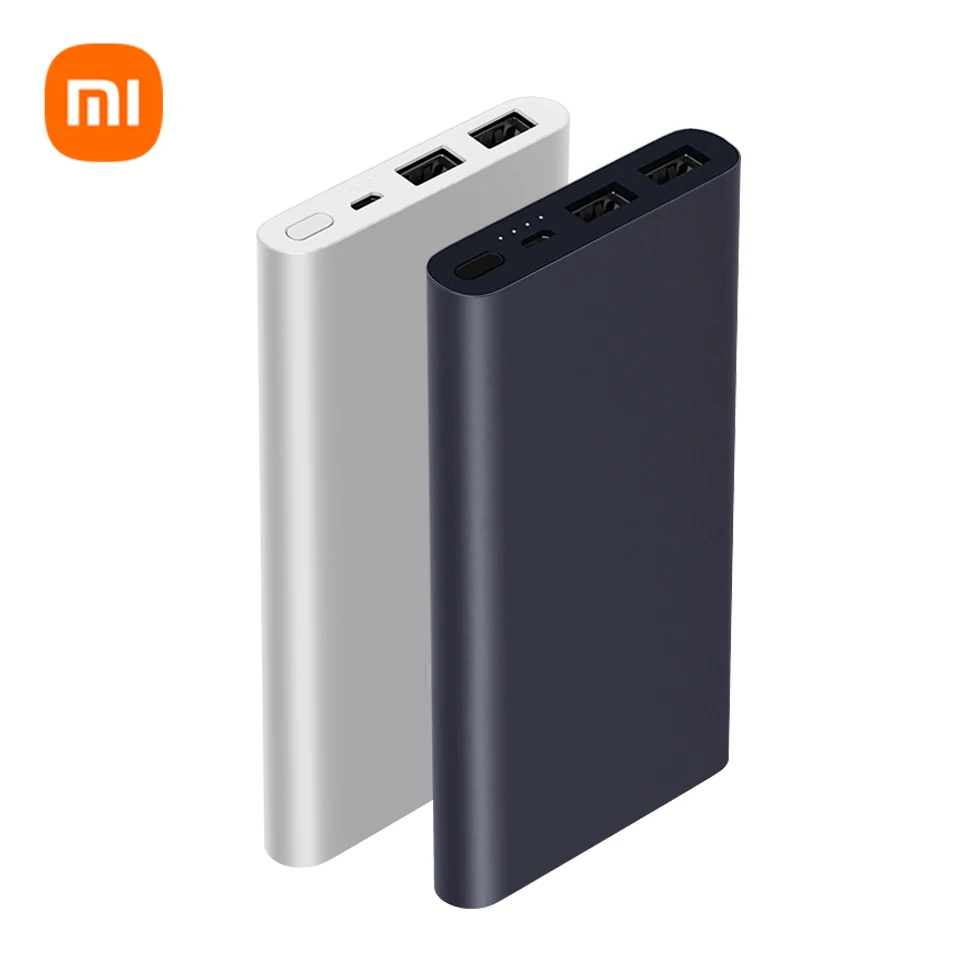 

Original 10000mAh Xiaomi Mi Power bank 2 PLM09ZM 18W Quick Charge External Battery PowerBank Portable Charger 10000 Poverbank