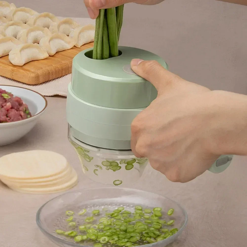 Gatling Vegetable Cutter Multifunctional Home Cooking New Cordless Electric Dicing Machine Minced Garlic and Minced Meat