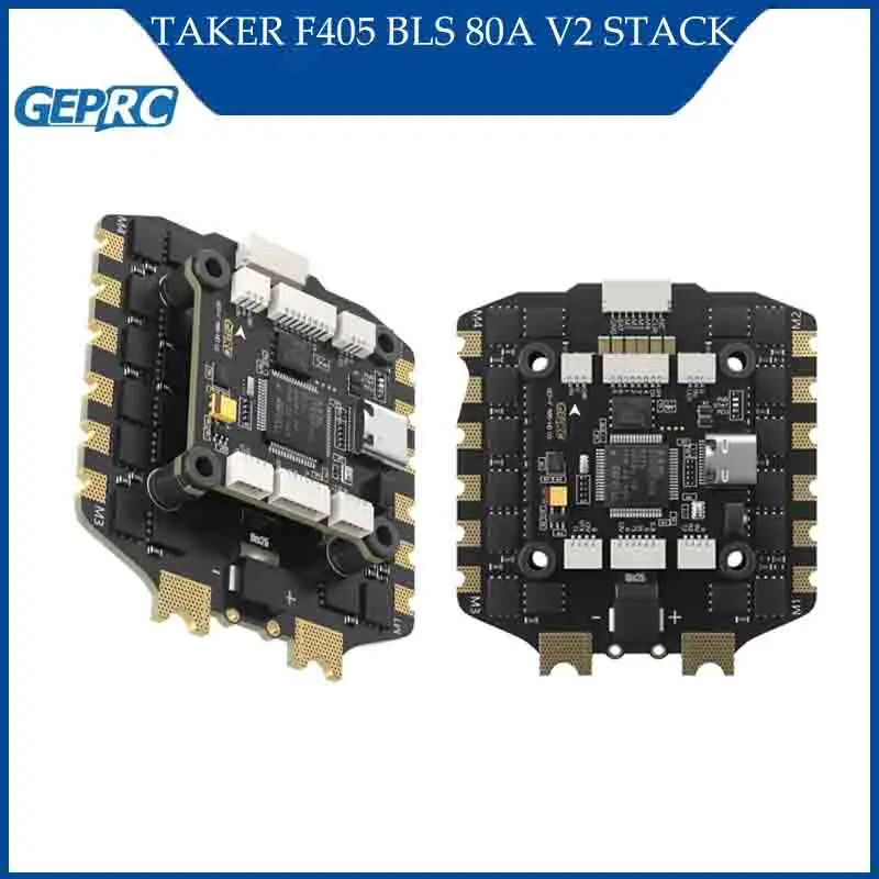 

GEPRC TAKER F405 BLS 80A V2 STACK BLS 80A 4IN1 ESC 16MB Black Box Анализация полетов данных Record Plug and Play Racing FPV Drone RC