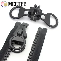 1 pezzo 20 #   60-800 centimetri In Resina Cerniera Doppio Lato Cursori Open End Cerniere Borsa Vestiti Oversize Zip Kit di Riparazione Accessori Per Cucire FAI DA TE