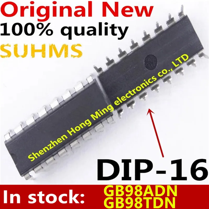 (10piece)100% New GB98ADN GB98TDN DIP-16 Chipset