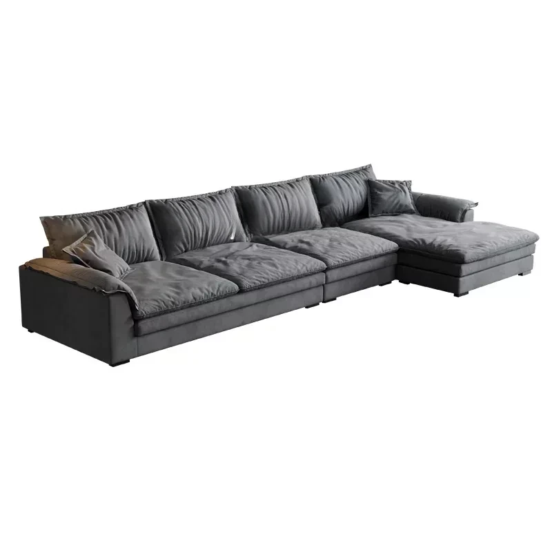 Sofá Esquinero Nórdico, Sofá Moderno para Sala de Estar, Salón o Cine, Sofá Italiano de Diseño, Sofá Inflable, Muebles para el Hogar