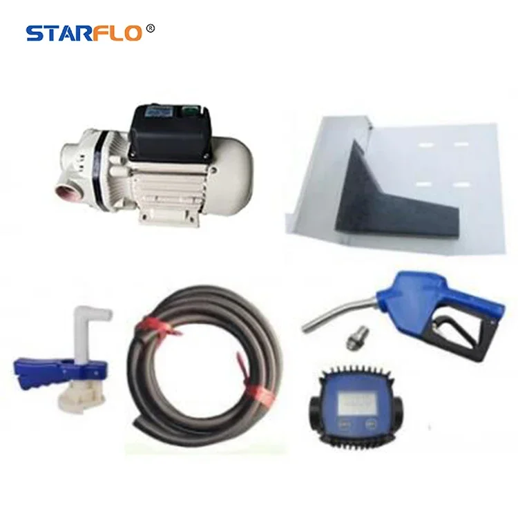 STARFLO IBC adblue pump kits with digital meter automatic nozzle 230V 50LPM truck adblue pump for adblue liquid