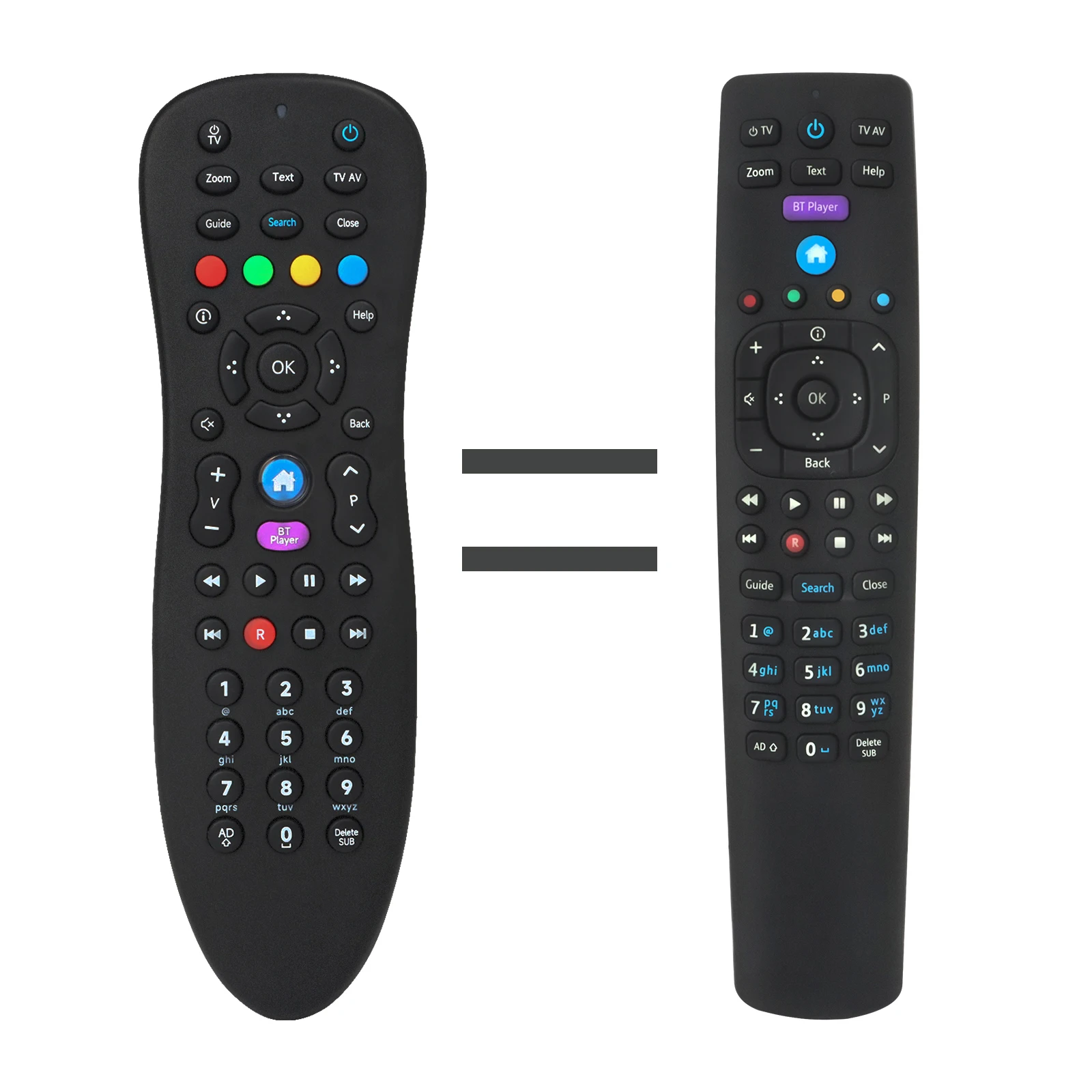 جهاز التحكم عن بعد لـ BT YouView Set Top Box RC3124705/04B DTR-T4000 DTR-T2100 DB-T2200 DTR-T2110 DTR-T2000 لـ Humax T1000 T1010