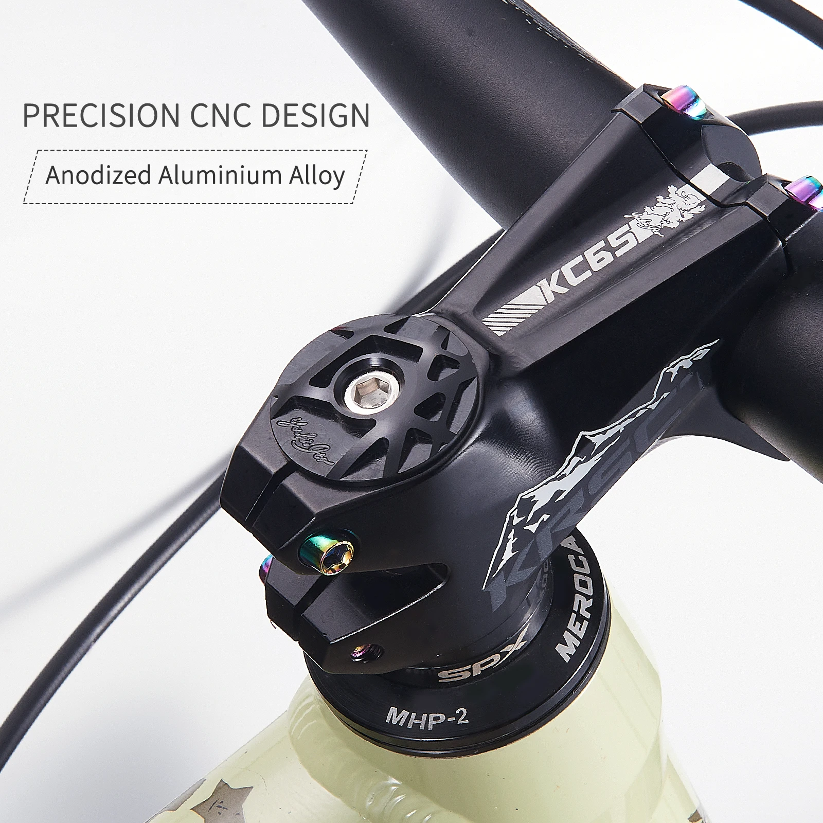 Fahrrad-Steuerrohrkappe MTB Rennrad Vorbau-Steuerrohr-Abdeckkappe CNC mit Schraube für 28,6mm Gabelrohr Fahrradzubehör – Detail 6