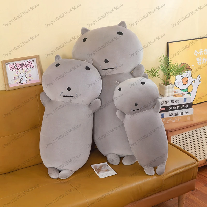 Vintage Cat Plush Pillow Cute Healing Soft Stuffed Doll Comfort Sleep Toy Gift For Kids Girls Home Bedroom Decor Fluffy Lovely