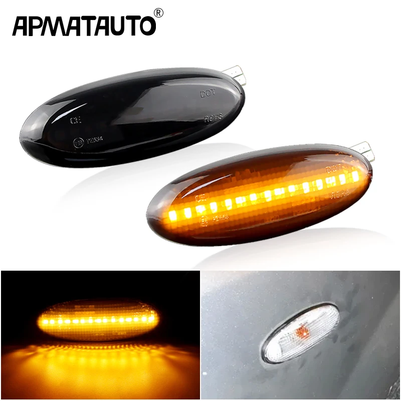 LED Side Turn Signal Light Fender Marker Lamp For MAZDA 323 1998-2003 Familia Protege BJ Premacy MX-6 Tribute B01W-51-120