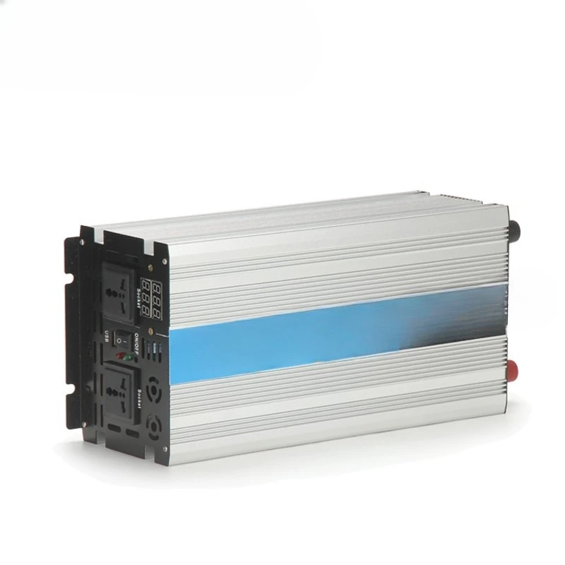 

Инвертор чистой синусоидальной волны от 12 В, 24 В, 48 В до переменного тока, 220 В, 3000 Вт с зарядным устройством, новые условия