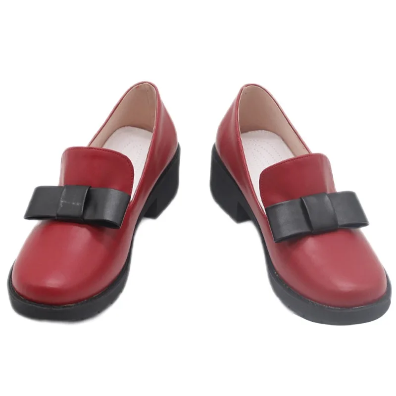 Riddle Cosplay Shoes PU Leather Shoes Halloween Carnival Boots Twistedd Wonderlandd Cosplay Props Accessories Custom Made