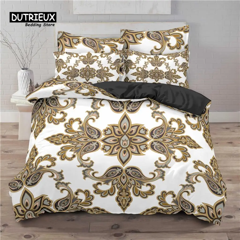 

Luxury 3D Flower Print Home Living Comfortable Duvet Cover Pillowcase Kid Bedding Set Queen and King EU/US/AU/UK Size