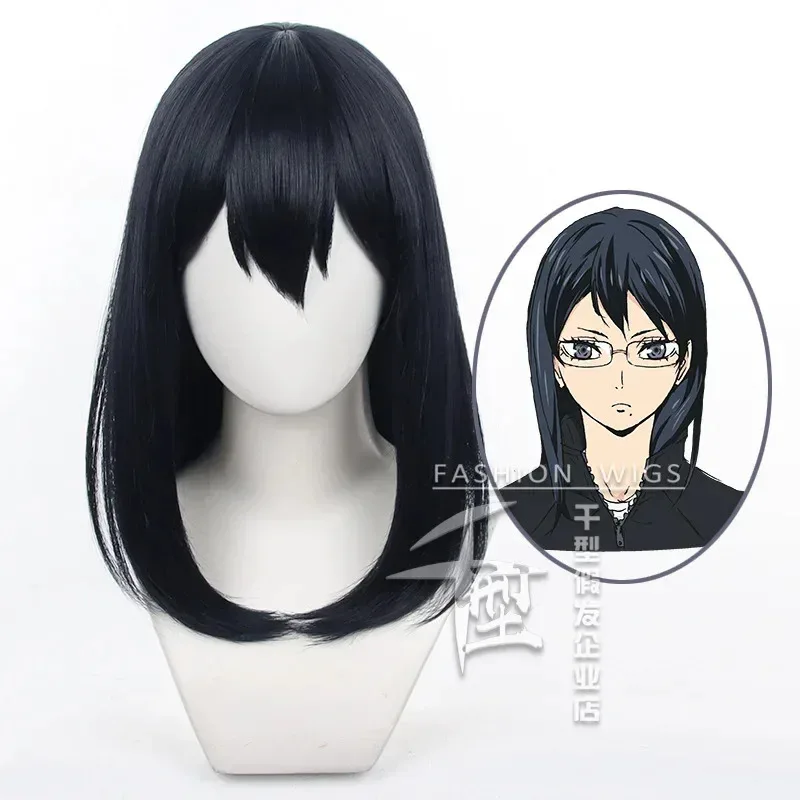 Shimizu kiyoko Аниме Haikyuu Волейбольный клуб Karasuno Длинные черные термостойкие парики для косплея для женщин x; 4'b,5;y,8