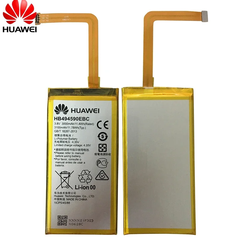 Zapasowa bateria telefonu Hua Wei HB494590EBC do Huawei Honor 7 Glory PLK-TL01H ATH-AL00 PLK-AL10 3000 mAh