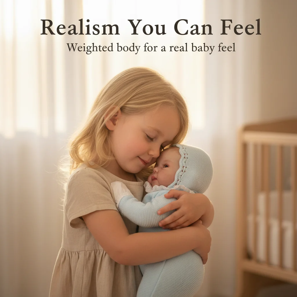 NPK Muñeca Reborn Julietta de 18 pulgadas Muñeca bebé de cuerpo suave realista con piel 3D Diseño táctil de cabello pintado a mano