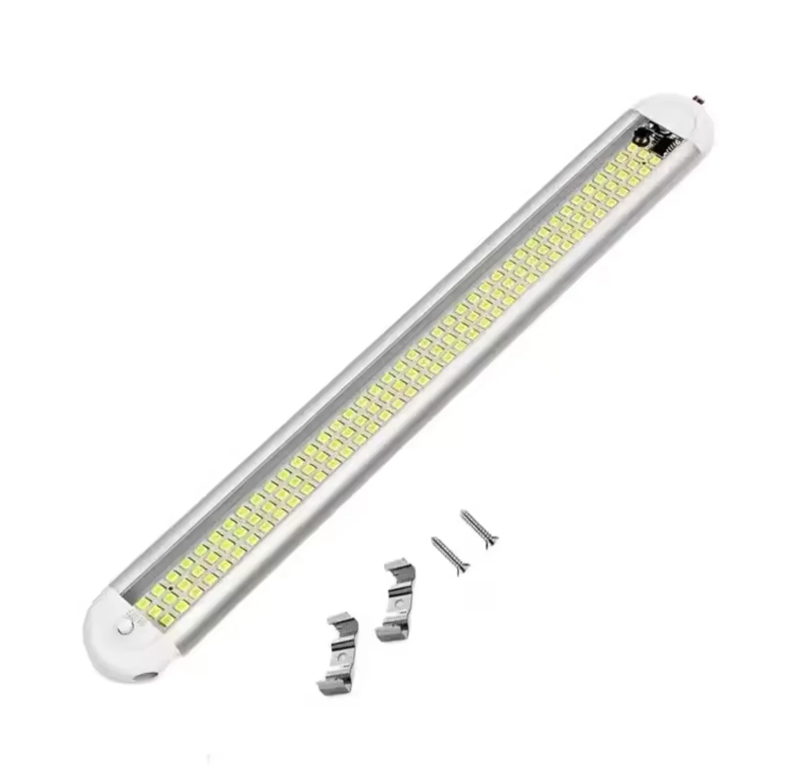 12V/24V Interior Lighting for Cargo Trailers & RV Vans High-Density 120-LED Light Bar, Ultra Bright Trunk Lamp