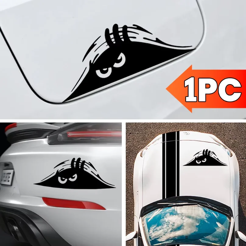 Car interior stickers Various Colors Vinyl Decal Angry Peeping Devil Eyes Motorcycle Decorative Accessories Creative