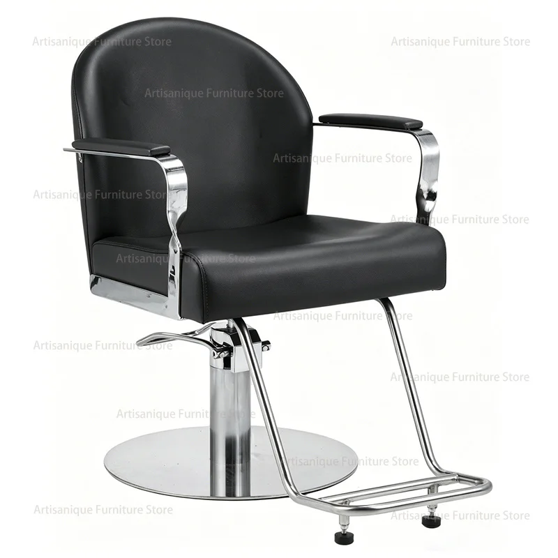 Heavy Duty Styling Chair Sturdy Barber Chair Chrome Base Barbershop Stylist Barbershop Beauty Salon Spa silla de peluquería