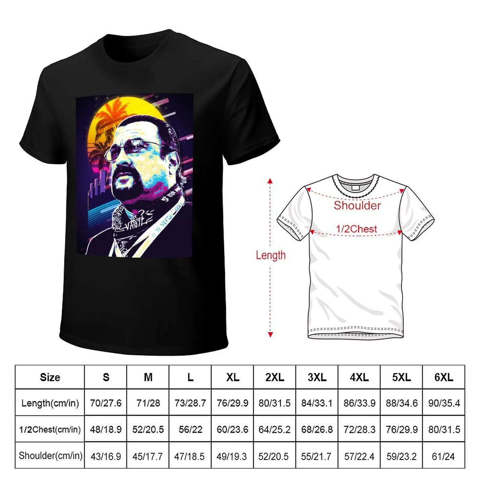 Steven Seagal T-Shirt cotton t shirts high quality T-Shirt