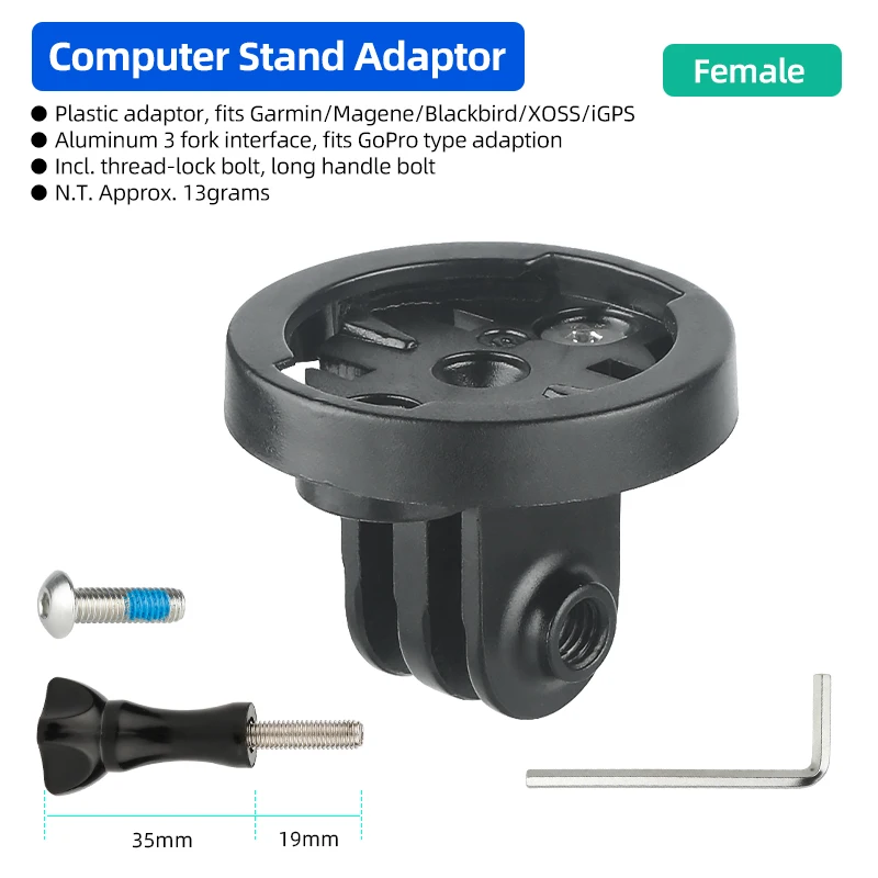 Deemount Fahrradcomputer Combo Halterung Schnelle Reparatur Zubehör für Garmin Gopro Kamera Scheinwerfer Adapter Befestigungs Basis