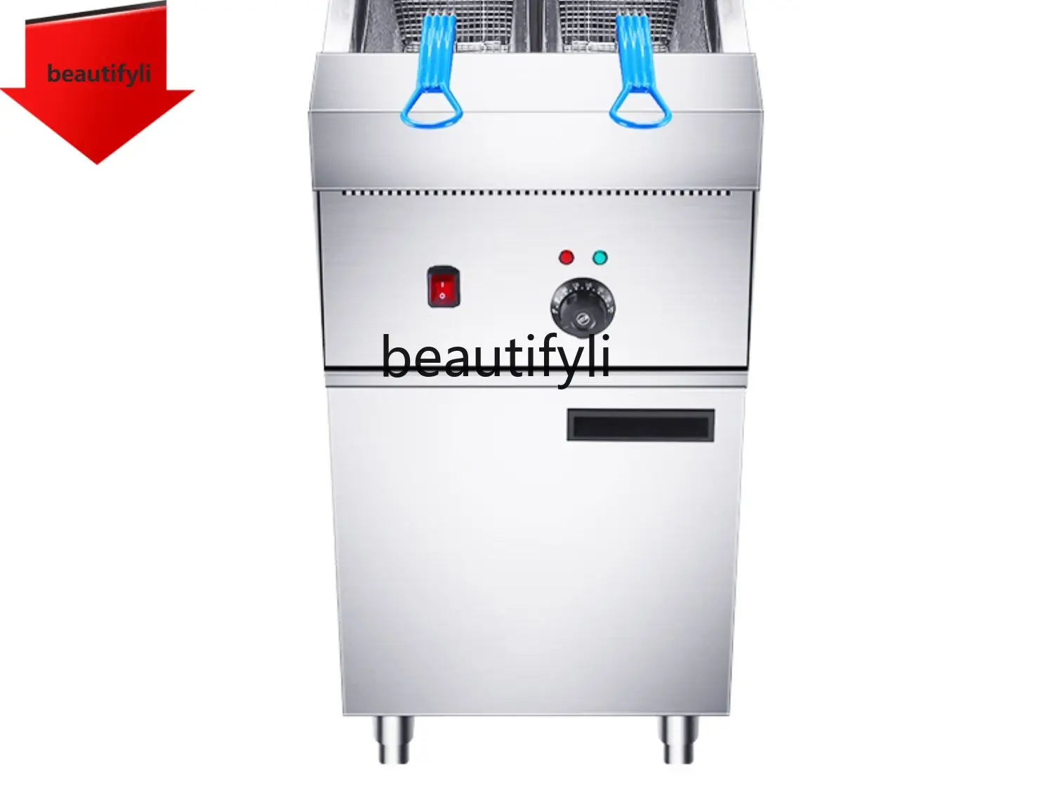 

A61 Commercial Electric Fried String Fried Chicken Equipment Processing Large Capacity Tool Large Frying Pan