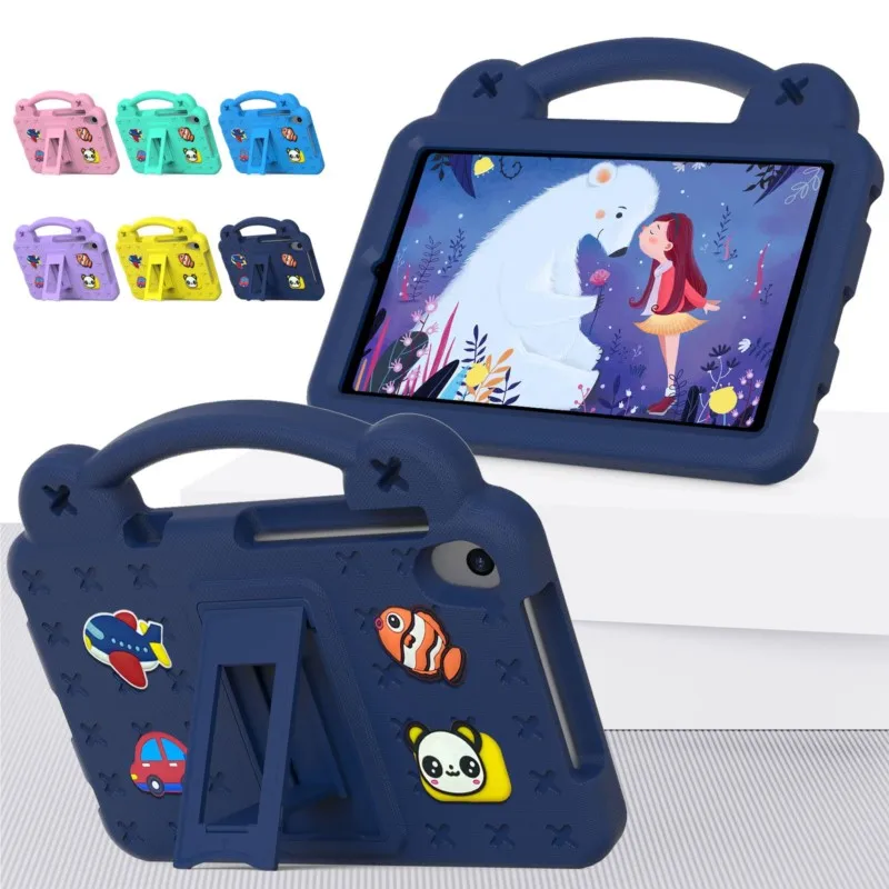 For Nokia T21 10.36 inch 2022 Cartoon Baby Bear Kids Case Shockproof EVA With Hand Holder Tablet Cover for nokia T20 10.36 2021