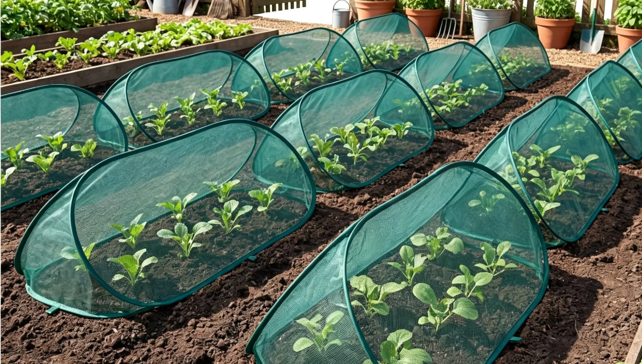1pc Plant Winter Insulation Cage Net / Pest-Resistant Bird Net for Vegetable Garden Protection