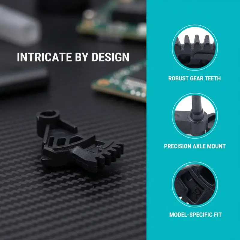 ∘Controller Trigger Gear Replacement L2 R2 Sturdy Easy Install for 050 060 Adaptive Controller Gaming Repair Parts 2Pcs