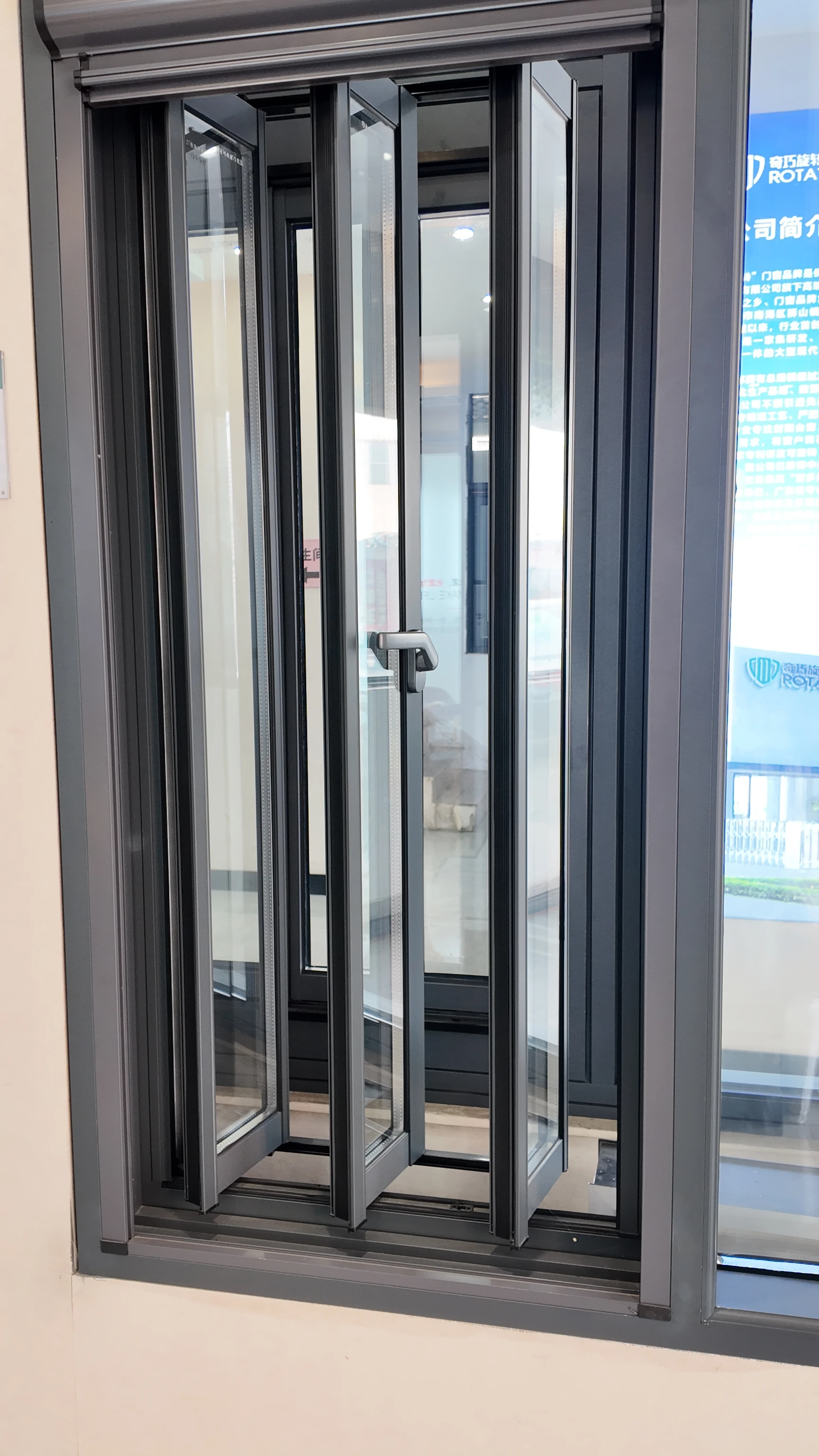 Rotating Window-Aluminum Alloy Frame Minimalist Design 2-Year Warranty Versatile for Multiple Applications Project Solution