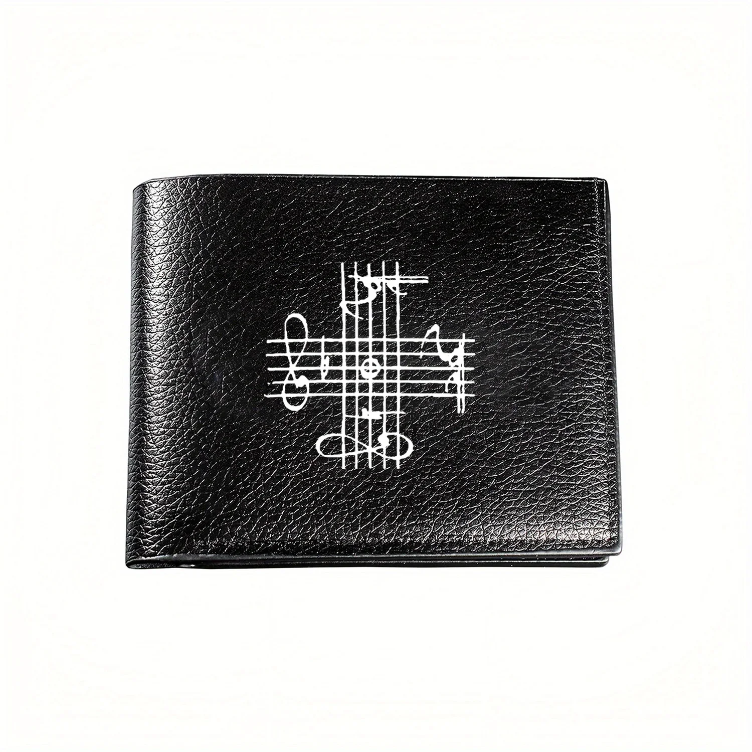 

Musical Notes Design Wallet: Business Mens Casual Elegant Simple Practical Quality Wallet Stylish Printing Graphic Creative Chri