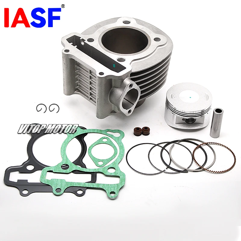 IASF 61mm Big Bore Cylinder Kit For SYM Symphony SR 125 Orbit 125 Jet 4 GR125 XS125T XS125T-17 12100-ARA-000