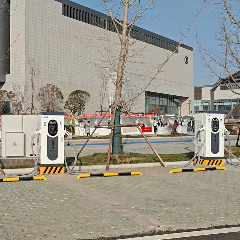 High Speed EV DC Charging Station 82kW 202kW 262kW CCS2 Fast Charger Outdoor IP55 400V Charging Pile For Electric Vehicle