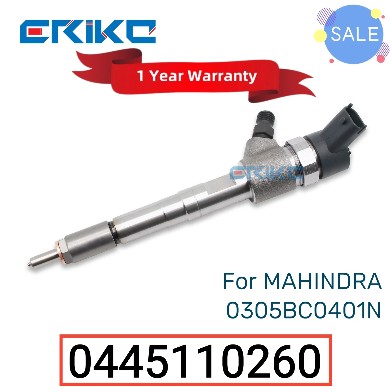 

0445110260 Diesel Fuel Injector 0 445 110 260 Injector Assy Fuel 0445 110 260 Common Rail Injection for MAHINDRA 0305BC0401N