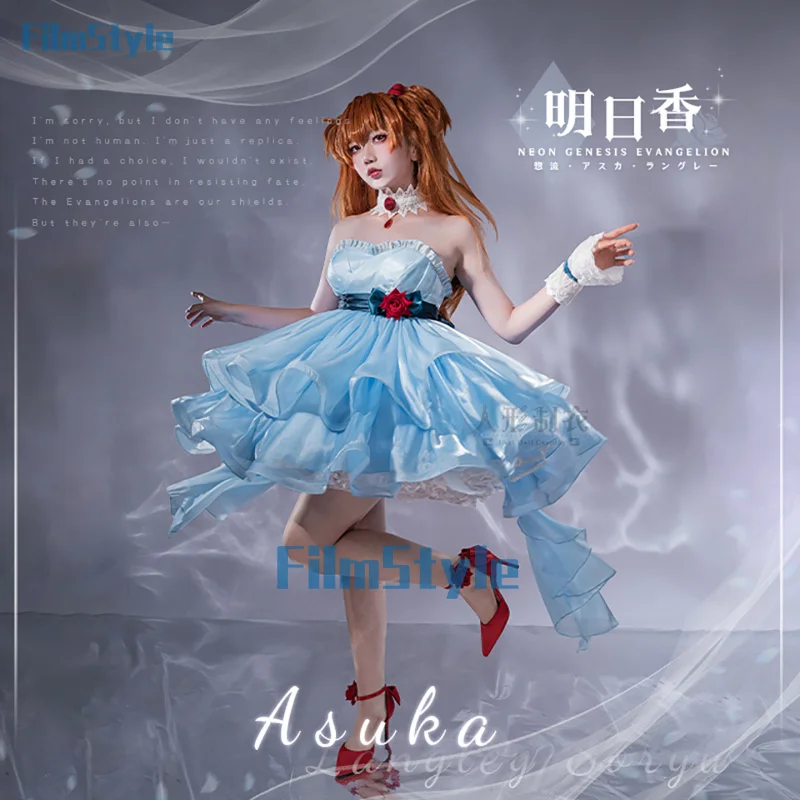 

Asuka Cosplay Costume Uniform Halloween Carnival Party Christmas Play Role Clothes Clothing for Women