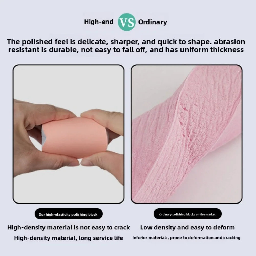 1/5/10pcs Cute Cat's paw type Shape Double Sided Nail File Sponge Nail Buffer Block File for Manicure and Pedicure-800/4000Grit