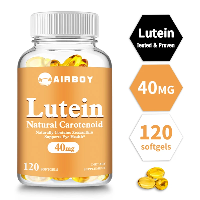 

Lutein 40mg - with Zeaxanthin - Supports Eye Health, Helps Relieve Eye Strain, Improve Vision Health