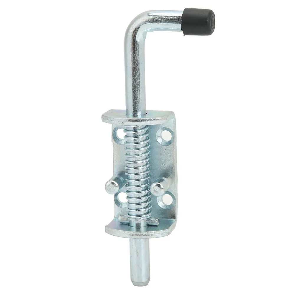 

Durable Hardware 12x171mm Spring Loaded Latch Galvanized Barrel Bolt Trailer Gate Latch Chest Door