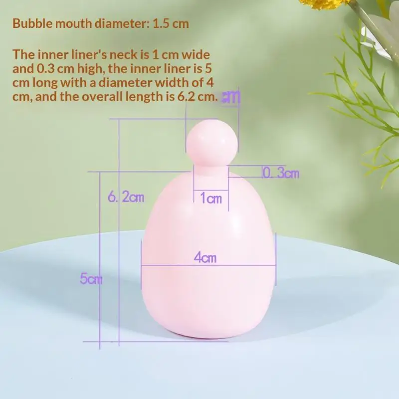 Stress Relief Squeeze Toy Inner Airbag Blow Bubbles Creative Antianxiety Fidget Toy for Students Office Workers Portable